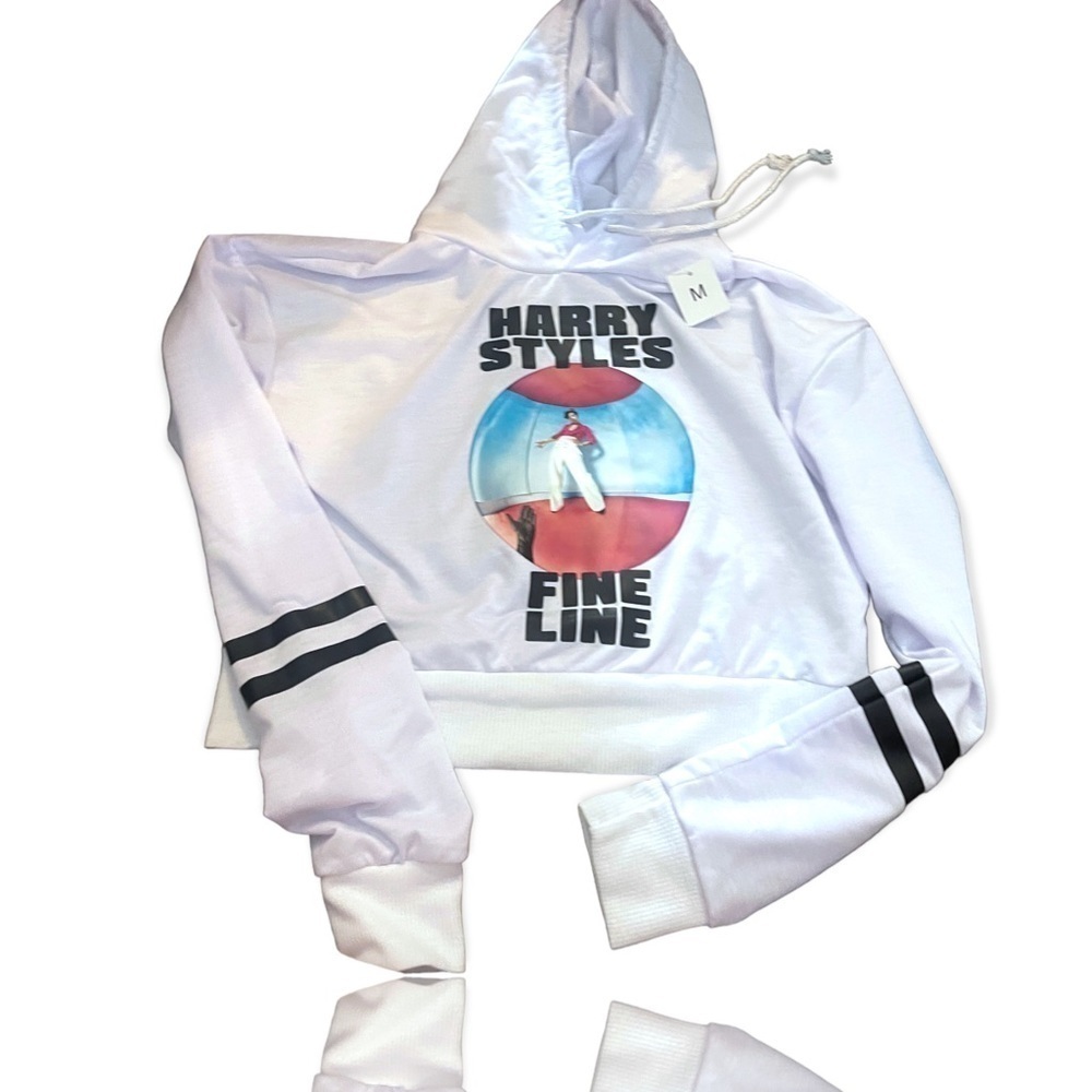 New harry styles fine line cropped hoodie​​